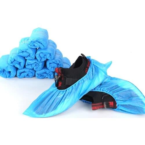 100 PCS Disposable Shoe Covers Cleaning Overshoes Outdoor Rainy Day Carpet Cleaning Shoe Cover Waterproof Protective Shoe Covers