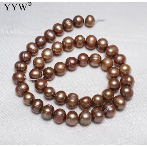 Grade A-AAA Cultured Potato Freshwater Pearl Beads 8-9mm 0.8mm Hole 14.5Inch/Strand for DIY Bracelet Necklace Jewelry Making