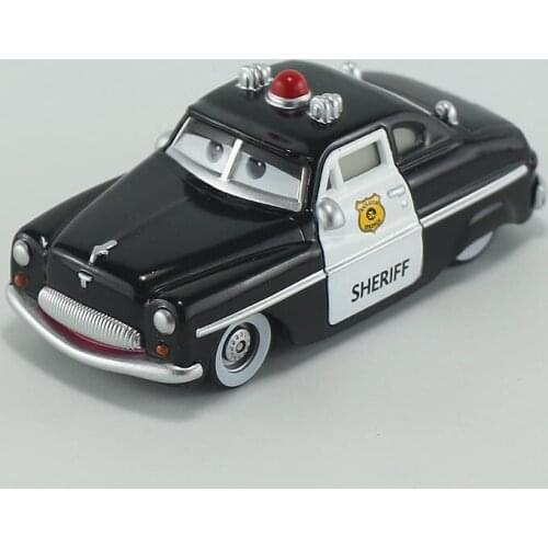 Disney Pixar Cars Sheriff 1:55 Diecast Brand Metal Alloy Toys Birthday Christmas Gift For Kids Car Toys Brinquedos