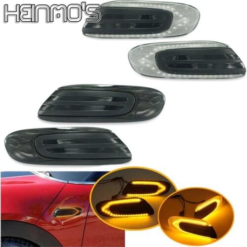 For Mini Cooper F56 F55 F57 LED Side Marker Repeater Lights For Mini Cooper F55 F56 F57 2014 2015 2016 2017 LED Turn Signal Lamp