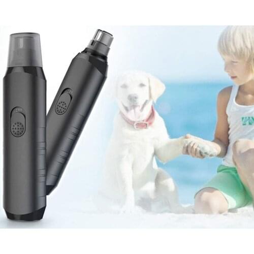 Electric Pet Nail Grinder Pet Paws Trimmer Dog Nails Grooming Tool Cat Nail Clipper Trimming Cutter Batteries Pet Shop Supply