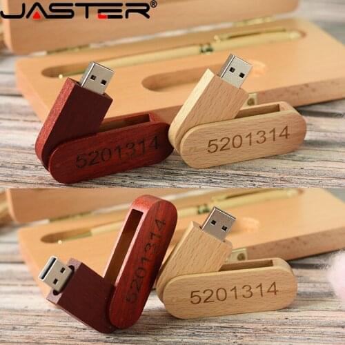 JASTER usb flash pen drive usb2.0 beech saber pen case 4GB 16GB 32GB 64GB free custom logo data storage U disk creative gifts