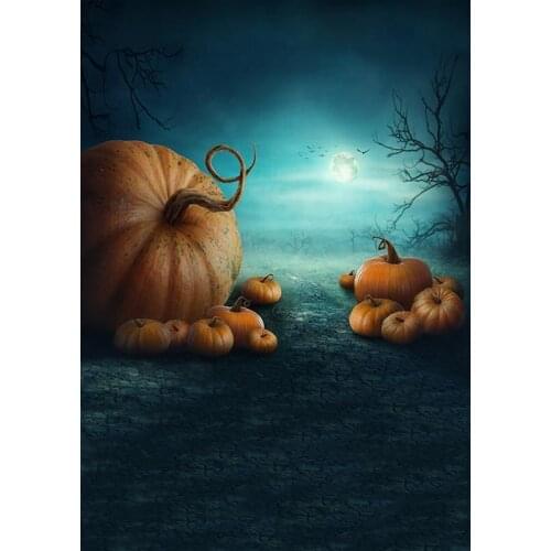 Photography Backdrops Pumpkins in Strange Night Backgrounds for Photo Studio Halloween Backdrop Photography Accessories Vinyl