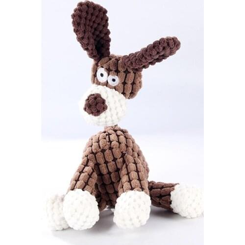 Dog Toy Cute Cartoon Squeaky Bite-resistant Plush Toy Pet Toy