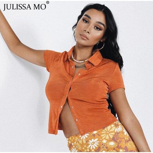 Женские трикотажные футболки JULISSA MO China At AliExpress