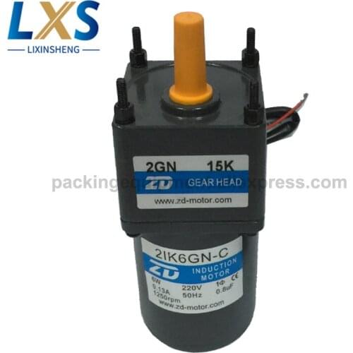 ZD Three-phase AC Motor 6W 220V Gear Motor 2IK6GN-C/2GN15K For Mask Machine