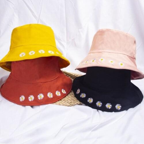New Women Bucket Cap Flower Pattern Panama Hat Bob Caps Hip Hop Cool Outdoor Sports Summer Beach Sun Fishmen Hat