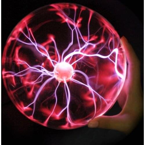 Novelty Magic Plasma Ball Light 5/6/8 Inch Night Light Christmas Kids Gift Glass Plasma Lamp Party Decor Table Lights