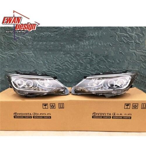 Wholesale trade /2pcs/Pack Camry 2015 Headlights ACV55,Car Head Light Headlight Car Headlamp,modified Double Lens