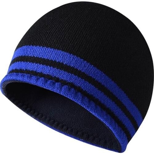 Hat Men Winter Fleece Beanie Big Size Autumn Warm Double Layers Sports Skiing Accessory For Outdoors
