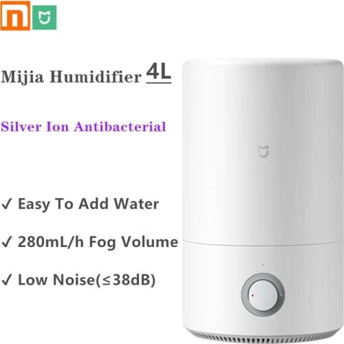2020 New Xiaomi Mijia Humidifier 4L Air Purifier Aromatherapy Humificador Diffuser Essential Oil Mist Maker For Home Office