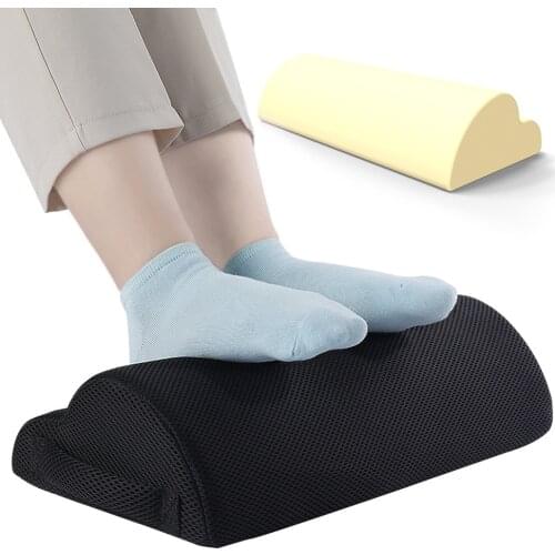 Soft Feet Cushion Support Foot Rest Under Desk Feet Stool Pillow for Home Computer Work Chair Travel Footrest Massage