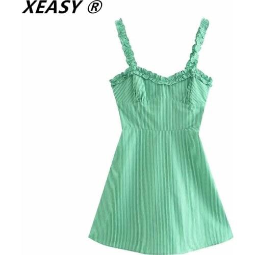 Летние платья в полоску XEASY China At AliExpress