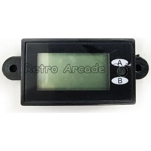 10pcs LC-0208A 8 digits 2 channels electronic LCD coin counter meter with tracking number arcade slot mech for game machines