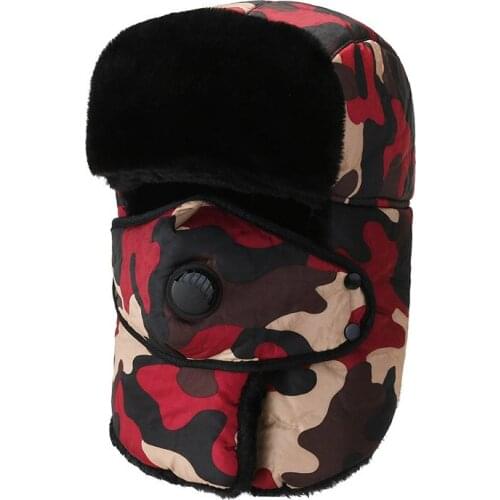 2020 Season New Fashion Winter Hats Men Women Warm Cap Outdoor Skiing Windproof Motor Cycling