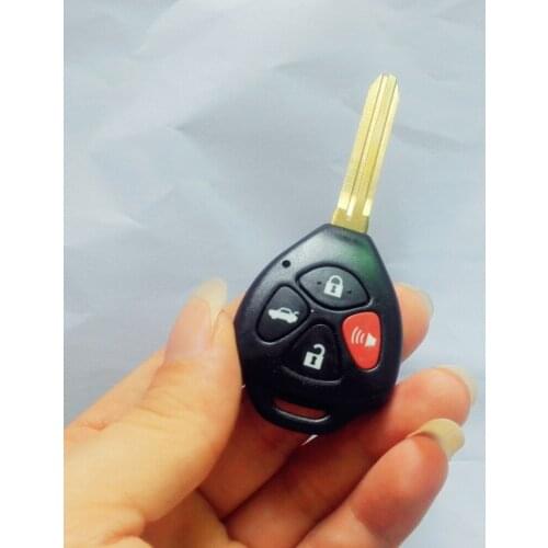 4 Button Remote Key Shell Fob For TOYOTA Corolla Avalon Camry Matrix RAV4 Venza Yaris Case Uncut Blade