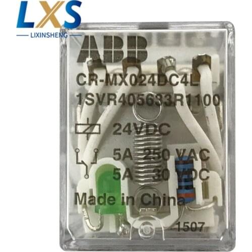 ABB Intermediate Interface Relays CR-MX024DC4L (dc 4 on/off) For Industrial Control