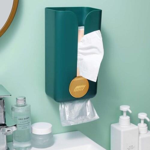 Household Non-Perforated Tissue Box Living Room Multifunctional Garbage Bag Storage Box Creative Pumping Box