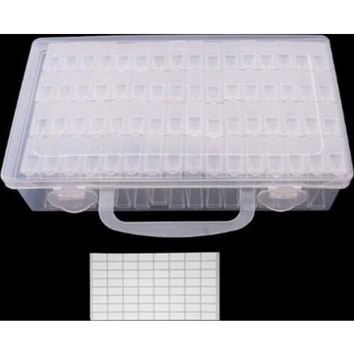 Diamond Painting Tools Beads Container Resin Rhinestone Daimant Embroidery Stone Storage Accessory Mosaic Convenience Box