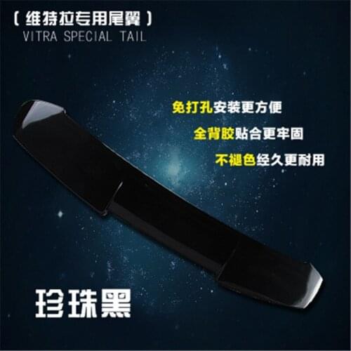 For Suzuki Vitara 215-2019 ABS original European version of the trunk fixed tail wing upgrade tail free drilling Car modeling