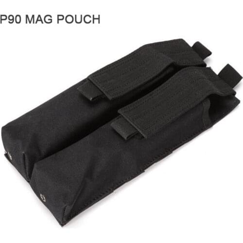 Airsoft Molle Double P90/UMP Mag Pouch Military Magazine Pouch Holdder Gun Accessory for Tactical Hunting Mag Carrier