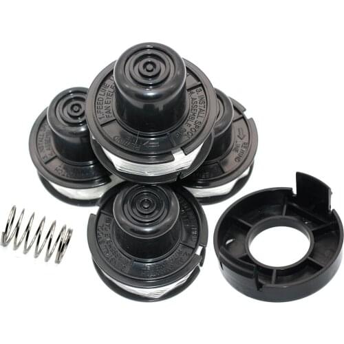 4PKS Spool and Line Bump Feed Fits Black And Decker GL250 GL310 GL360 GLC500 Strimmers A6226