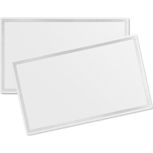 Cosmetic Car Makeup Mirror 11*6.5cm Vehicle Shading Rearview Stainless