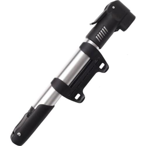 Portable Mini Bicycle Pump, Pump Bike, Bike Pumps w/ Glueless Puncture Repair , Fits Presta & Schrader for Road, MTB