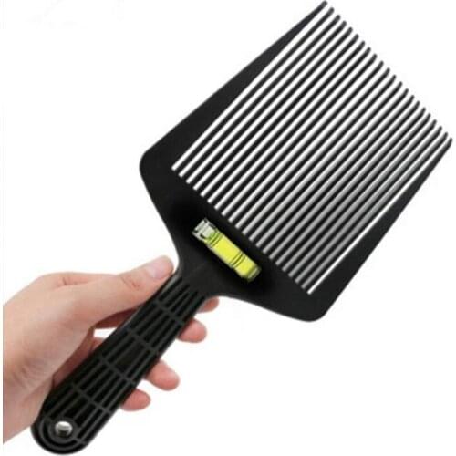 Flat Top Guide Comb Haircut Level Combs Wide Tooth Hair Comb with Accurate Water Leveling System Hairdressing Styling Tool