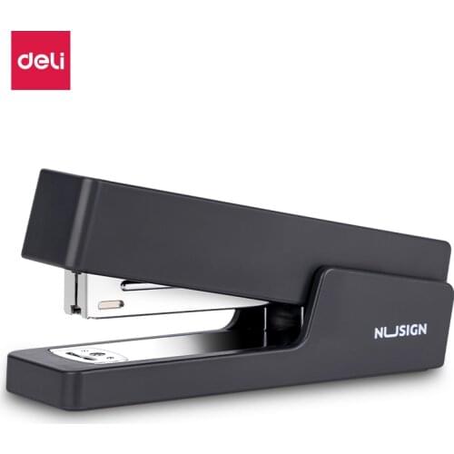 Deli Nusign Stapler With 1000 Pieces Staples 24/6 26/6 Fashion Korean Stapler for Stationery Office Accessories School Supplies