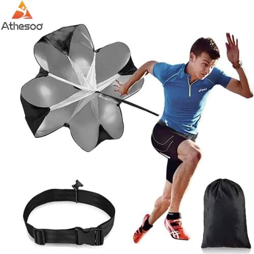 Athesoo Running Speed Chute Resistance Parachute Powerchute Umbrella Training Sprint Power Soccer Trainer for Runner