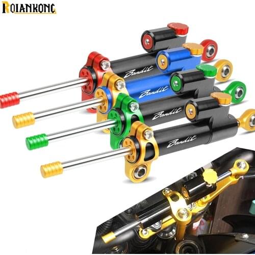 Bandit logo Motorcycle Steering Stabilize Damper Bracket Mount For SUZUKI GSF 250 600 600S 650 650S 650N 1200 1250 Bandit 650