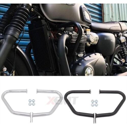 Motorcycle Engine Guard Crash Bar Bumper For Triumph Bonneville T100 T120 Bobber Thruxton 1200/R Street Cup/Twin 2016-2019