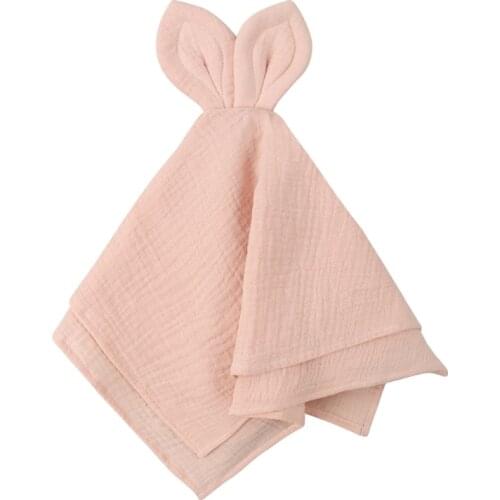 1Pc Baby Bibs Cartoon Bunny Soothe Appease Towel Burp Cloth Appease Doll For Children Newborns Pacifier Cloth Baby Cuddle Cloth