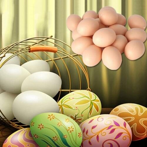 5Pcs Fake Eggs DIY Painting Accessories Wholesale Handmade Artificial Easter Eggs Model Painting Baby Graffiti ChildrenS Toys