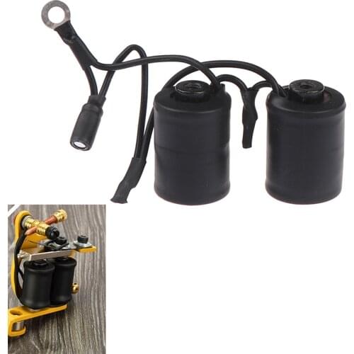 Black Tattoo Machine Gun Coils 10 Wraps Set Parts Supply Tattoo & Body Art Professional Tattoo Accesories For Shader Liner