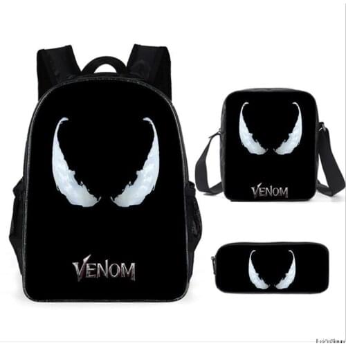 Venom Print Children School Bags Orthopedic Backpack Kids School Boys Girls Mochila Infantil Catoon Bags
