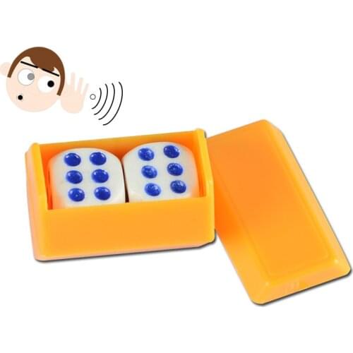 Talking magic dice predictive ability magic tricks props interactive toys close-up performance