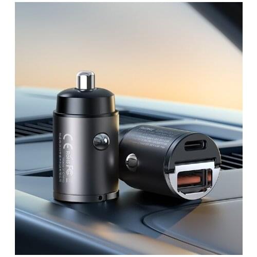 Mini invisible car charger usb one tow two car cigarette lighter expansion port conversion plug J03
