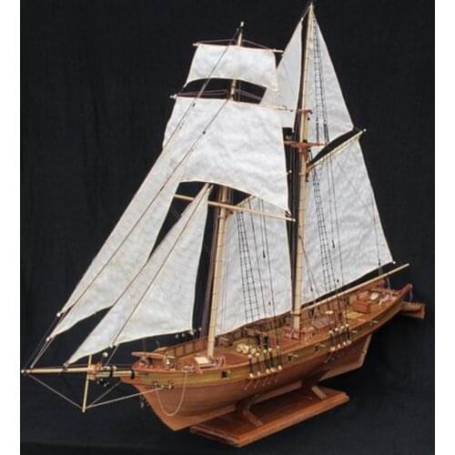 Ship model Free shipping Scale 1/96 Classics Antique Harvey Battleship wooden model kits HARVEY 1847 wooden Sailboat model toys