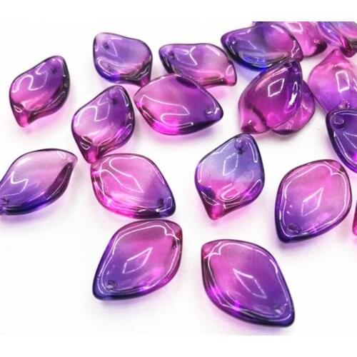 Fashion crystal DIY Loose Beads Multi Color Glass Jewelry Accessories beads 13*19mm 20 pieces y12579