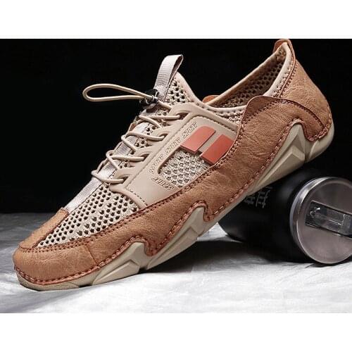 2021 Spring Summer Shoes Men Sneakers Breathable Male Mesh Shoes Cool Young Mens Casual Shoes Man Summer Holiday Footwear KA3520