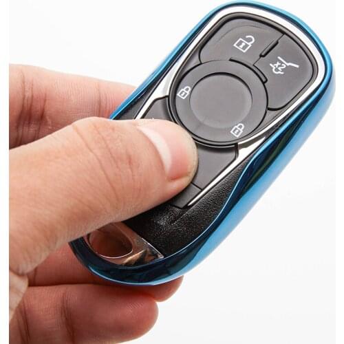 Soft TPU Car Key Protection Case Key Cover Shell For OPEL Astra Buick ENCORE ENVISION NEW LACROSSE KeyRings Shell Car Styling