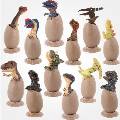 3D Biology Assembled Dinosaur egg Set Science Simulation Model PVC Education Cognitive Learning Collection Toys Kids Gift 12PC