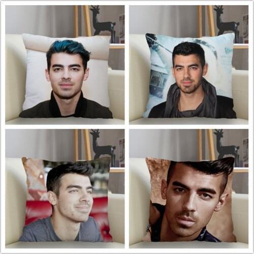 Musife New Custom Joe Jonas Pillowcase Sofa Decorative Cushion Cover Pillowcase Home Decor Drop Shipping Wholesale