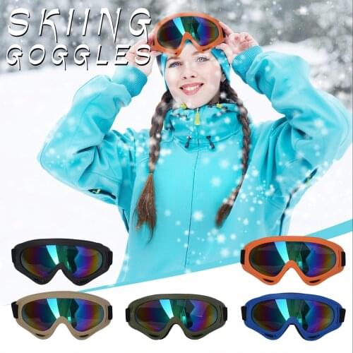 Ski Snowboard Goggles Outdoor Sports Mountain Skiing Eyewear Snowmobile Winter Sport Goggle Snow Glasses X400 UV Protection