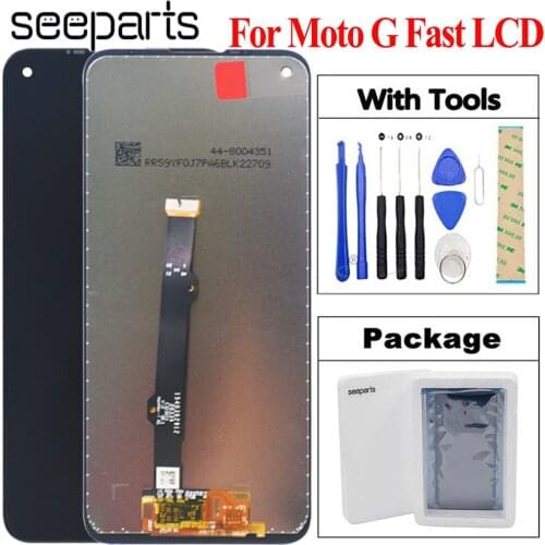 Original New Tested 6.4" For Motorola Moto G Fast Lcd Screen Display Touch Digitizer Assembly For Moto G Fast XT2045-3 LCD