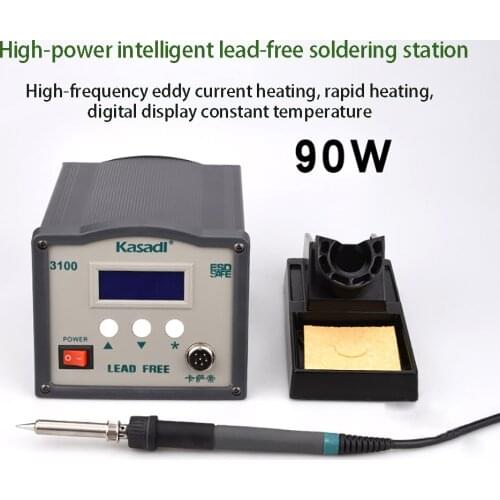 90w Large Display High Lead-free Eddy Current Anti-static Control Soldering Iron 3100 Smart Soldering Iron Soldering Station