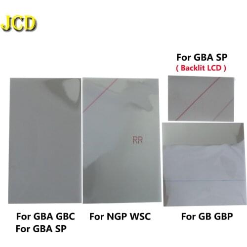 JCD For Gamboy GB GBP Polarized Polarizer Filter Film Sheet For GBA GBC GBASP NGP WSC Backlit Screen Modify Part Polarizing Film