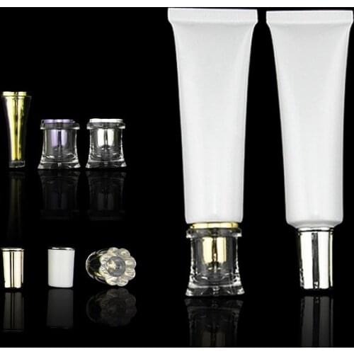 Empty 30G 30ML Cosmetic Soft Tube White Skin Care Refillable Makeup Packaging Eye Cream Essence Plastic Squeeze Bottle